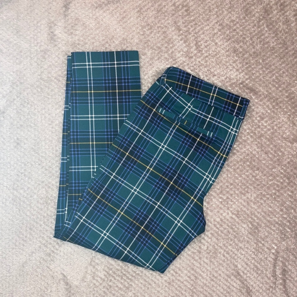 Plaid Patterned Pixie Pants